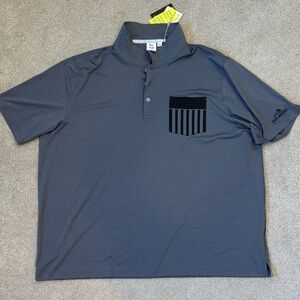 Puma Men's Charcoal Polo with Black Accent
